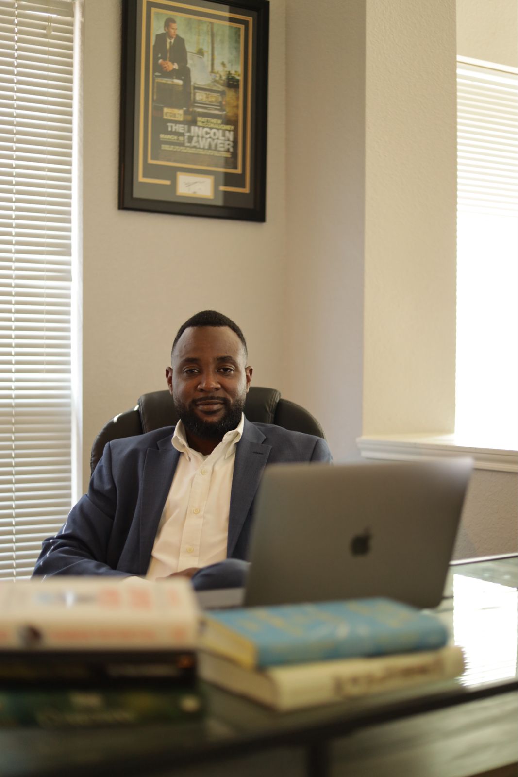 Demi Adebayo in professional setting